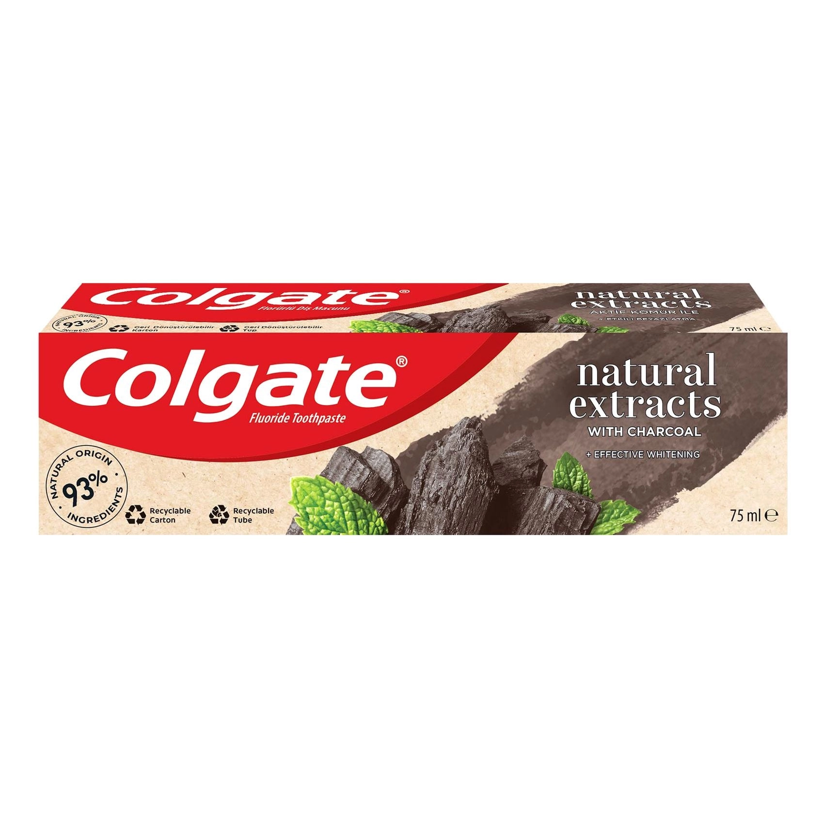 Natural Extracts Charcoal Toothpaste 75ml