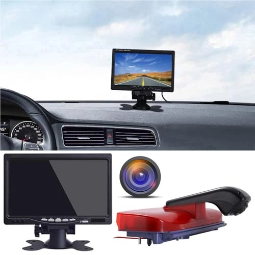 Rear View Camera - Night Vision 628 x 586 pixels + 7 inch monitor - 7 Inches