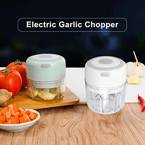 Mini Electric Garlic Chopper - 250ml USB Rechargeable