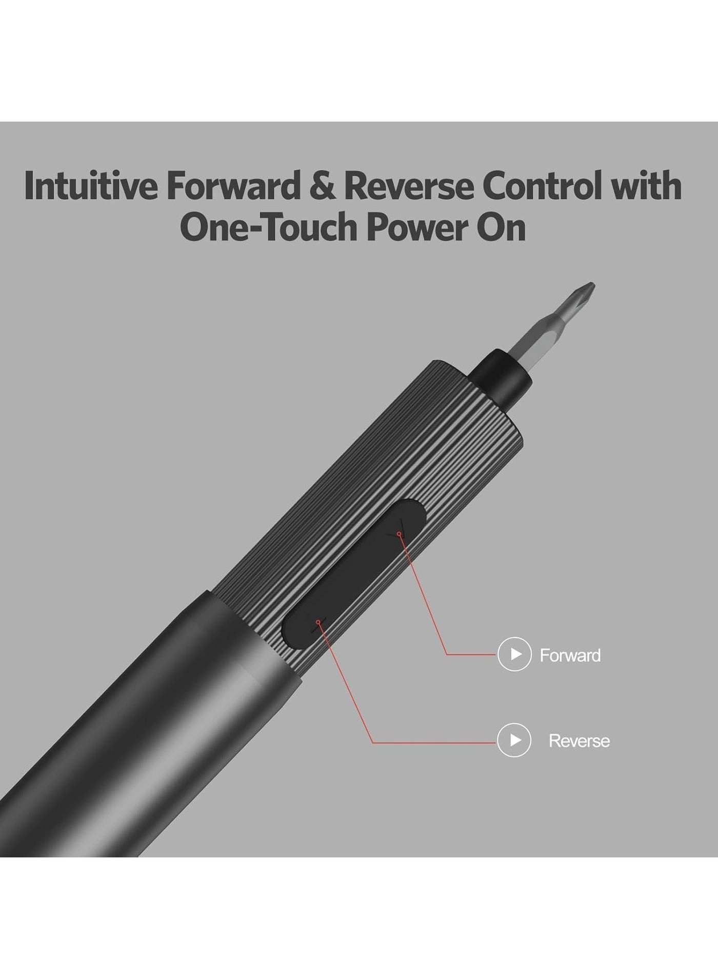 E2 - Mini Precision Electric Screwdriver 25 Bits Rechargeable