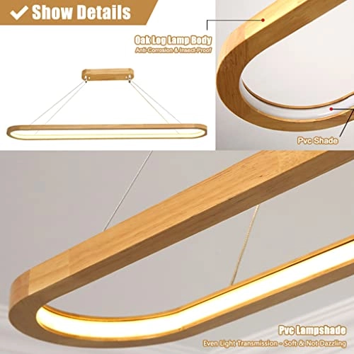 Rural Oak Ceiling Light - 6500K