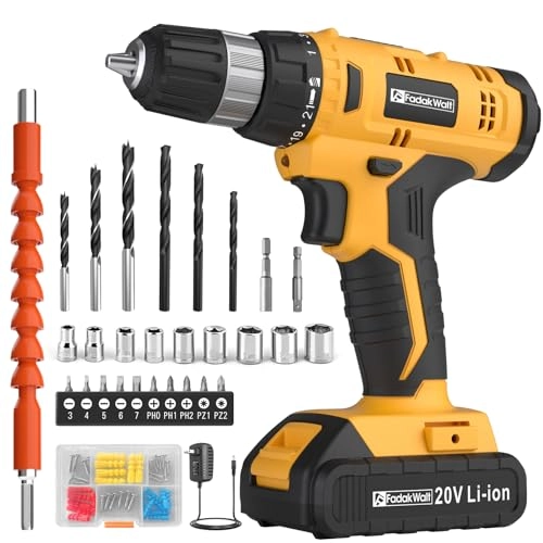 Cordless Drill Set - 2 Amp Hours 20 Volts