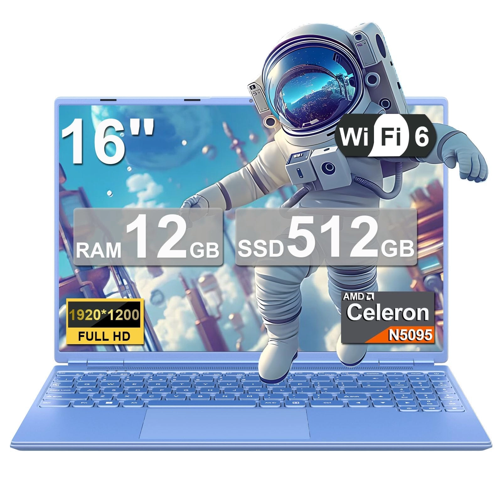 N600 - 16'' Celeron N5095 12GB DDR4 512GB SSD