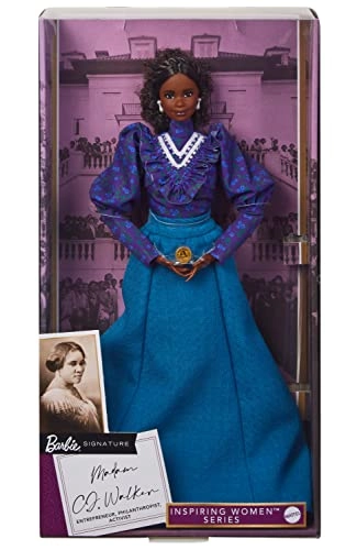 Madam C.J. Walker Barbie Doll - Inspiring Women Series Includes Doll Stand Ages 6+