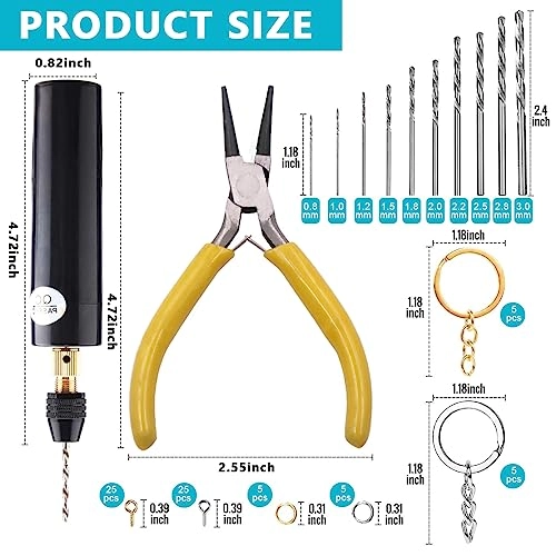 Electric Resin Drill Set - 10Pcs 0.8-3.0mm