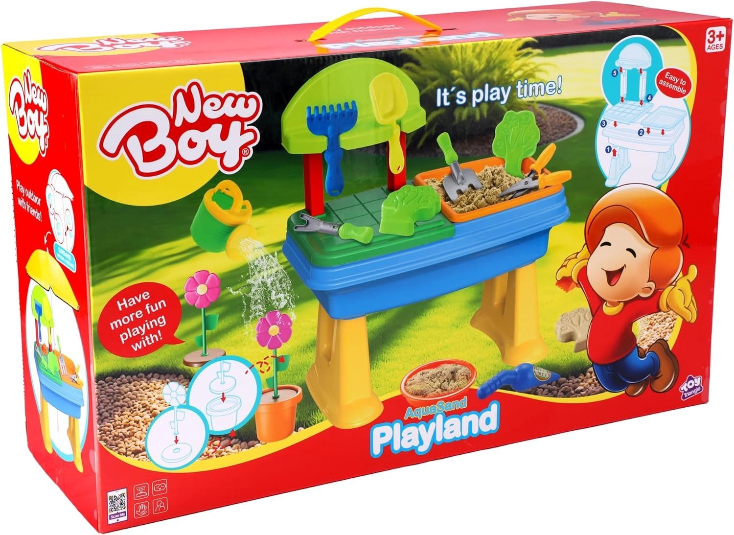 Aquasand Playland - 17 pieces Multi Colour