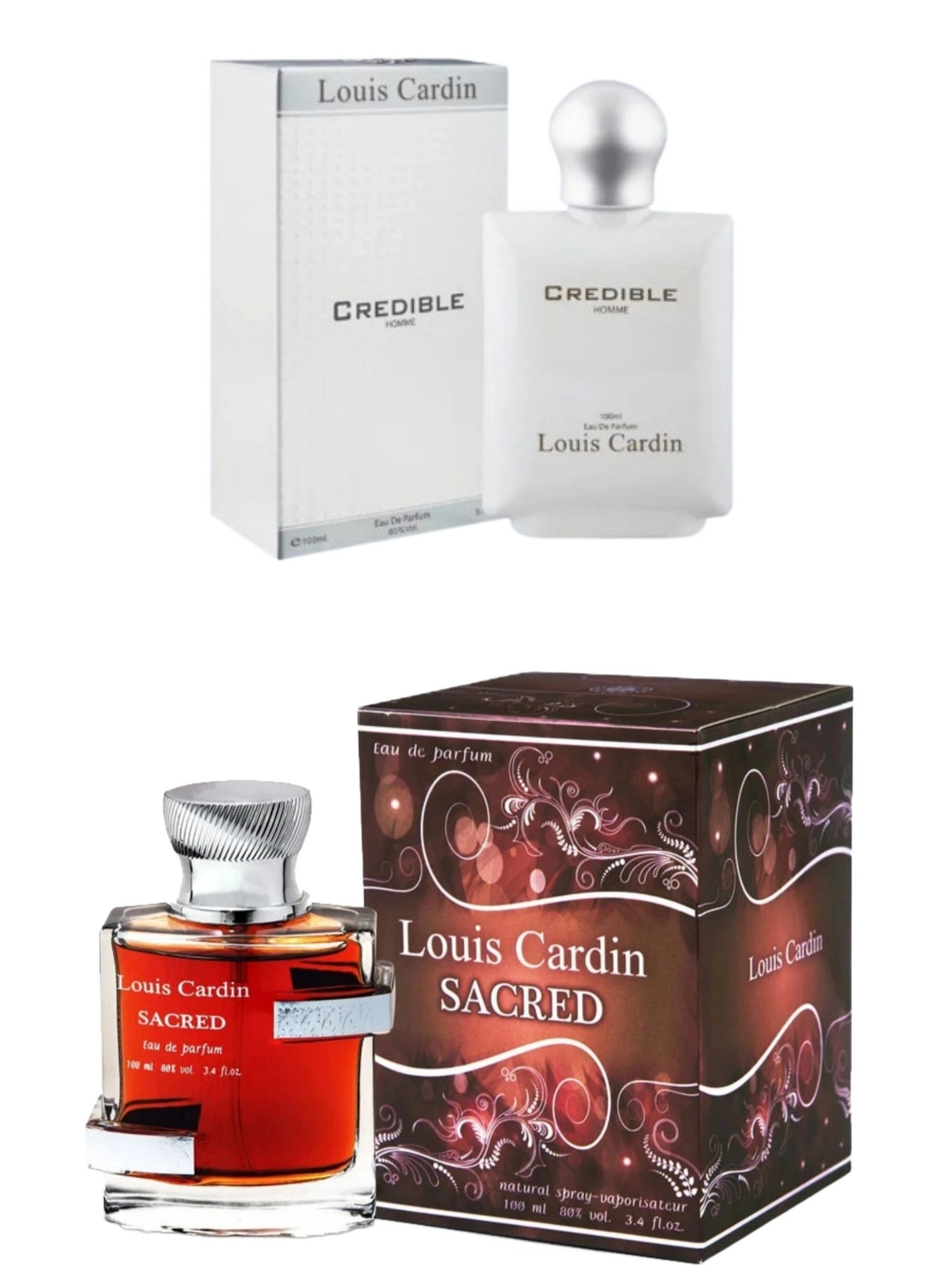 ILLUSION - Eau de Parfum 100ml + CREDIBLE HOMME + SACRED