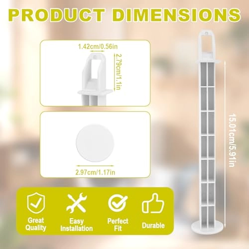 Washer Lock Bar - WH01X30057 AP6985314 4958990 PS12749277 EAP12749277 GFW85OSPNORS GFW850SSNOWW GFW850SPNIRS GFW850SPNIDG GFW510SCNOVW GFW850SSNTWW GFW510SCNIWW