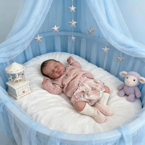 LOULOU Reborn Baby Doll - 20 Inch Soft Cloth Body & Vinyl Limbs Sleeping Ages 3+