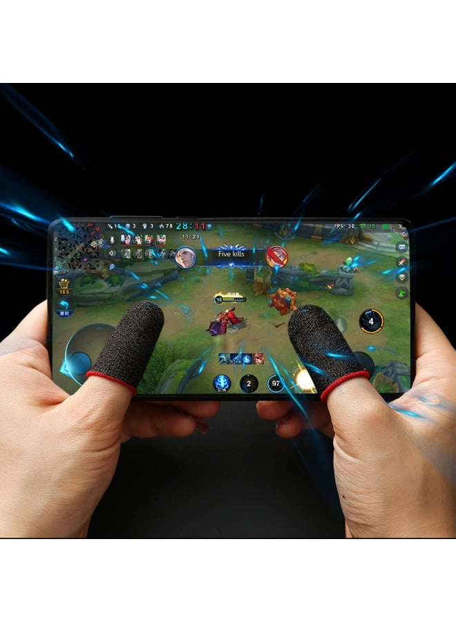 Feizhi Game Finger Set - 24 Needle White Copper Fiber