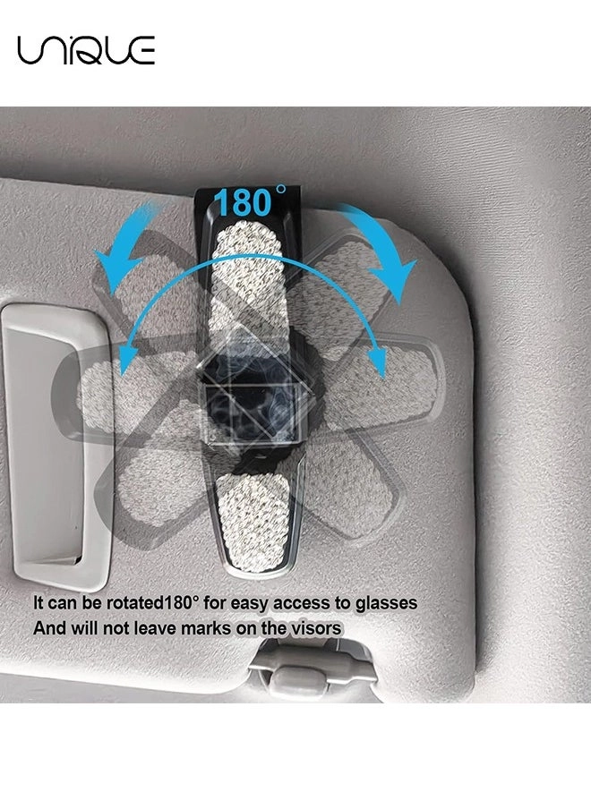 Car Glasses Organizer - 2PCS White