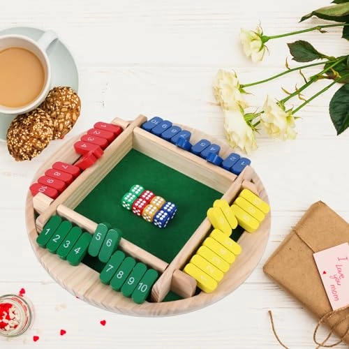 Shut The Box - Wooden Dice Game