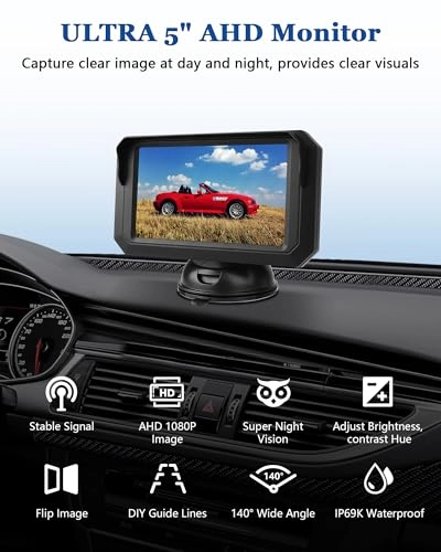 Back Up Camera - Night vision Wired 1080P