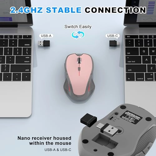 Rechargeable Silent Slim Mouse - Bluetooth