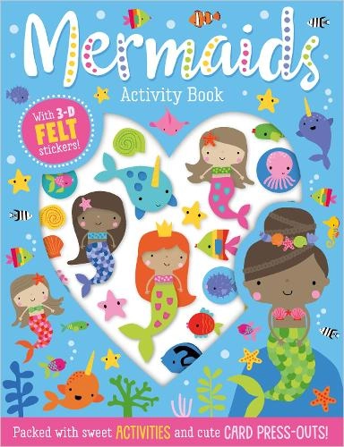 Make Believe Ideas Mermaids Sticker Book 54 pcs