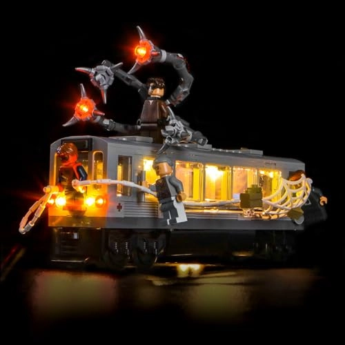 Light kit Compatible with Lego 76321 - Spider Man vs Doc Ock Subway Train Scene Lego