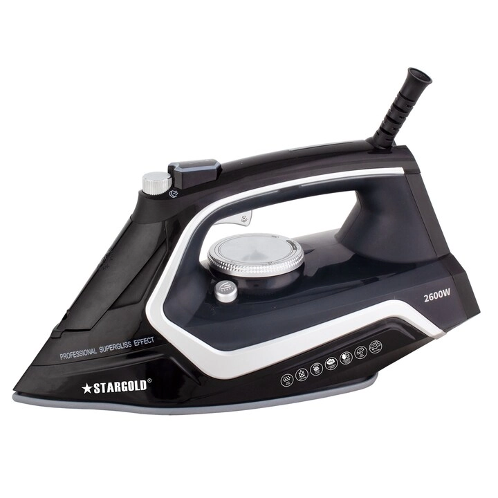 STARGOLD INTERNATIONAL Dry and Wet Steam Iron - 2200W Ceramic Soleplate