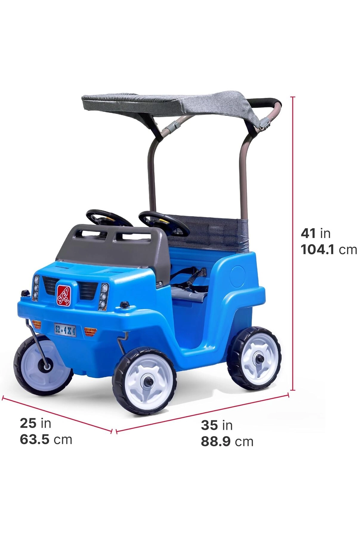 Side By Side Push Around SUV Two-Seater Push Car