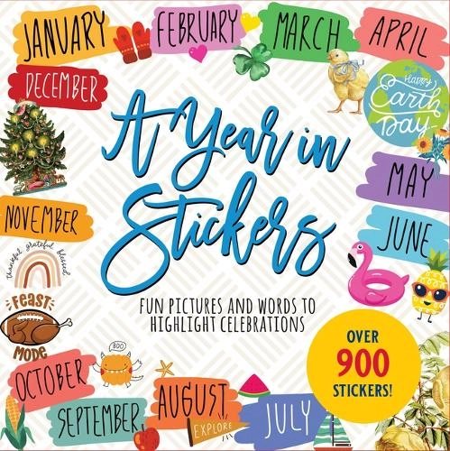 Peter Pauper Press A Year In Stickers Sticker Book