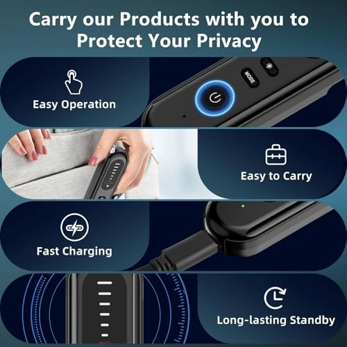 Hidden Spy Camera Detector - Portable RF/Wireless Signal Scanner