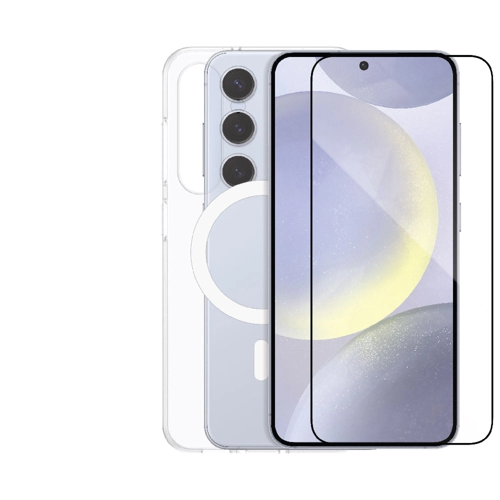 Screen Protector + Case Cover Clear for Samsung Galaxy S24 Plus