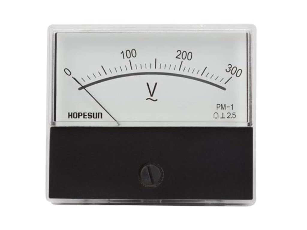 Velleman Analog Panel Voltmeter - 300V AC 60mm x 47mm