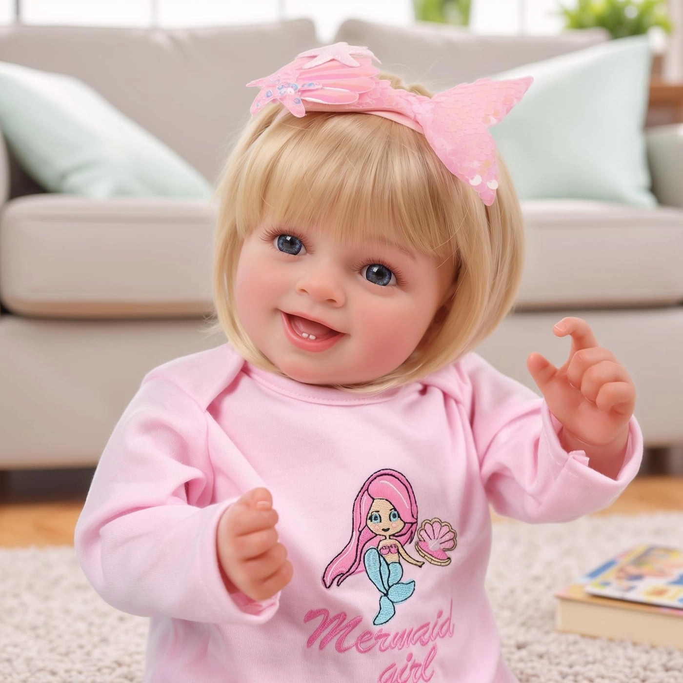 Bemi Reborn Baby Doll - 20 Inch Cloth Body Ages 3+