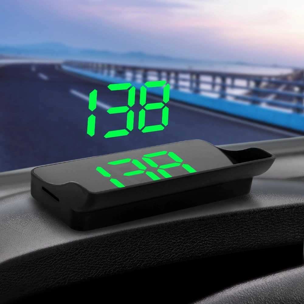 VJOYCAR HUD Head Up Display GPS Speedometer - MPH Windshield Projector