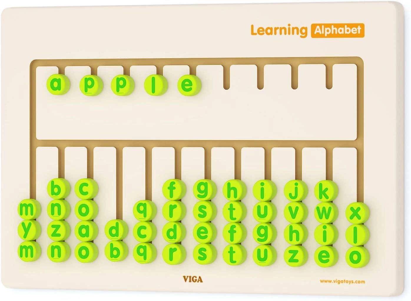 VIGA Wall Toy - Learning Alphabet - 3 +