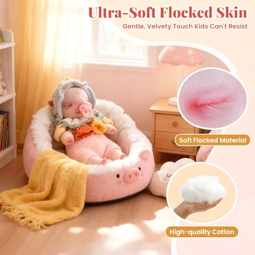 LIKFE Like Realistic Doll - Cotton White Ages 3+