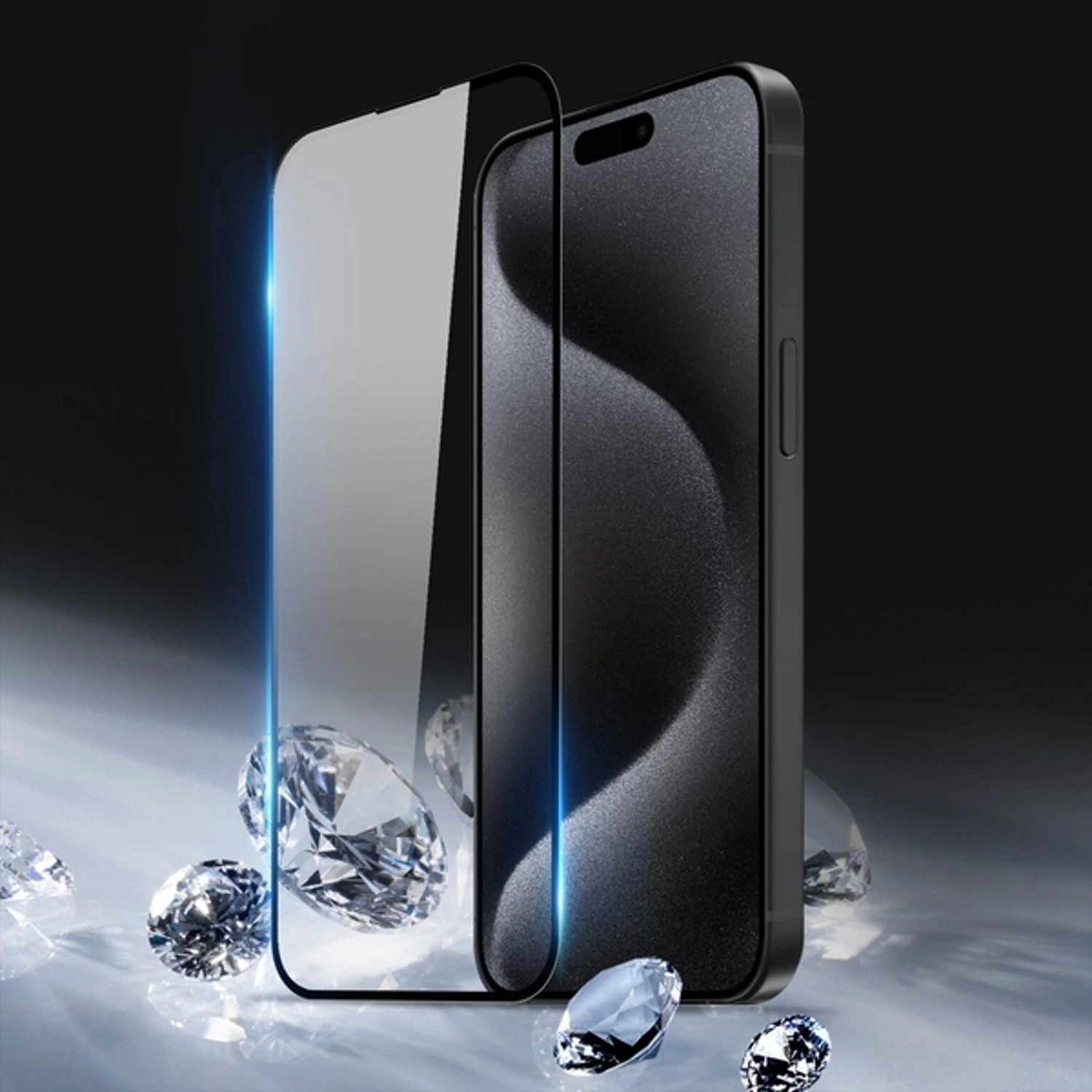 Clear Tempered Glass Screen Protector for iPhone 15 Pro