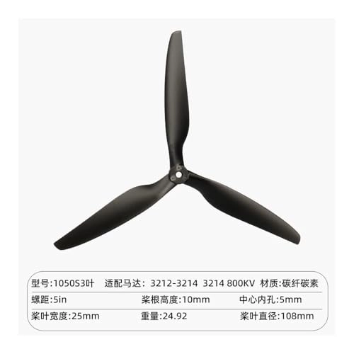 Three Blade Propeller - 7035 1050 1310 1507 1 Pair