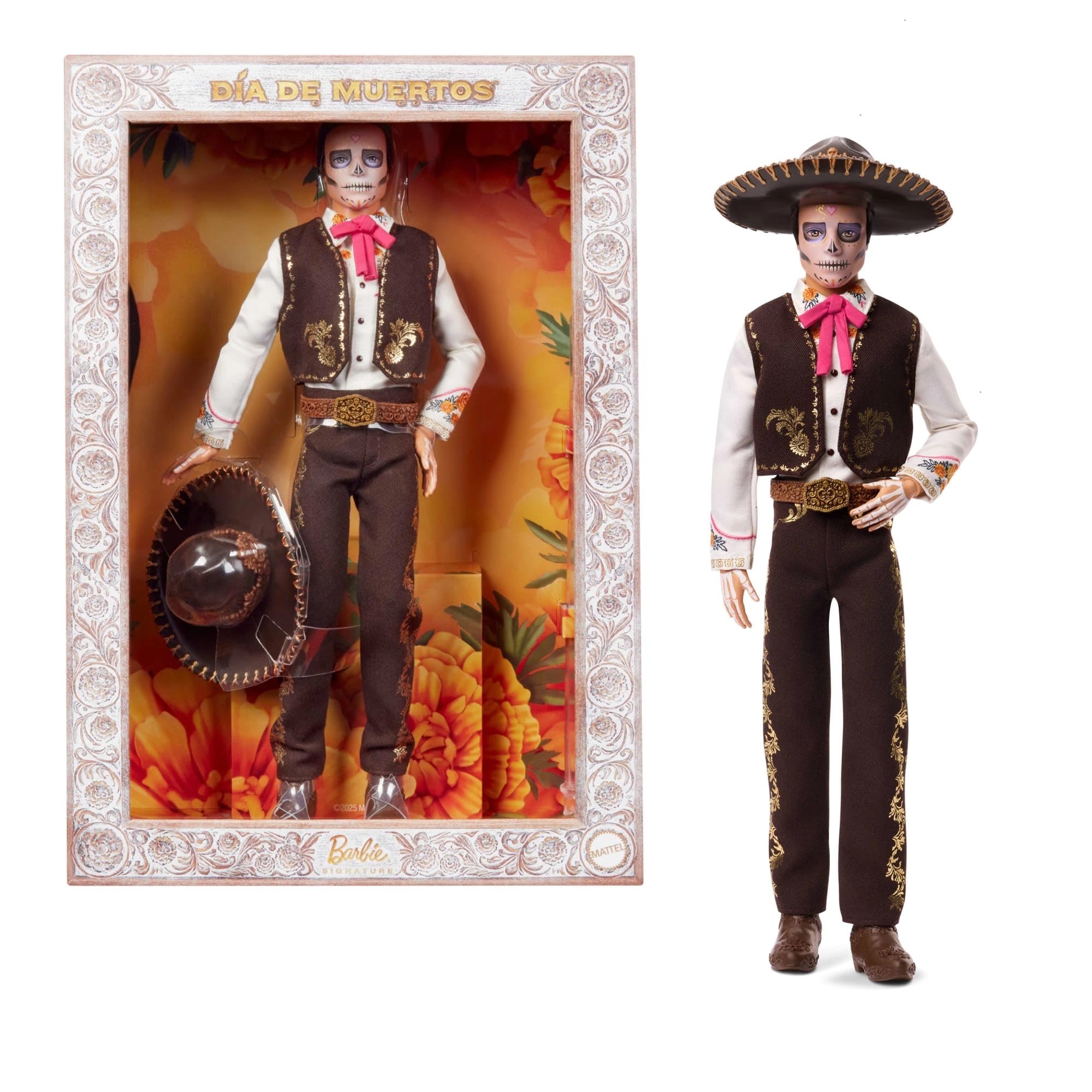 Barbie Signature Ken Doll - Día De Muertos Collectible Calavera Face Paint