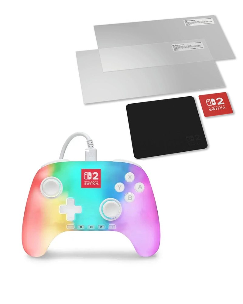 PowerA Advantage Switch 2 - White + Screen Protector