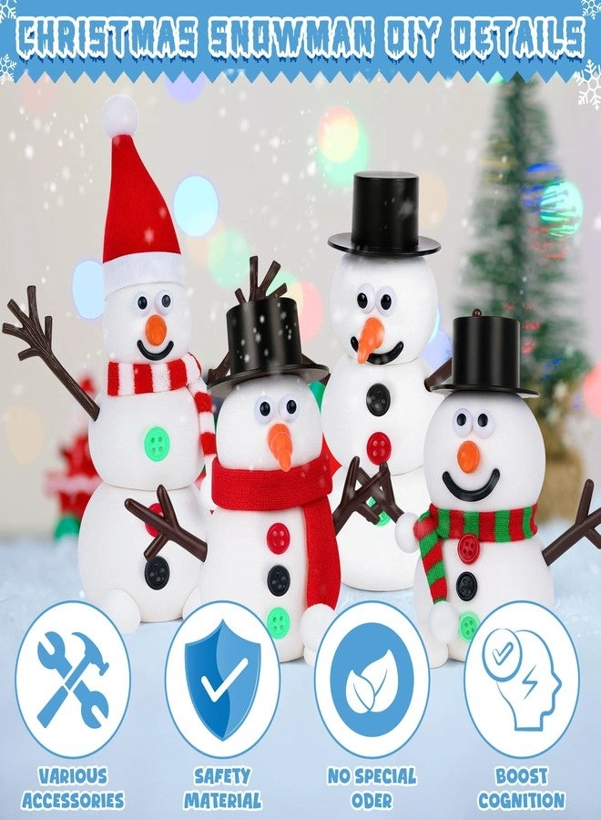 Snowman Craft Kit - 9 Pack for Kids