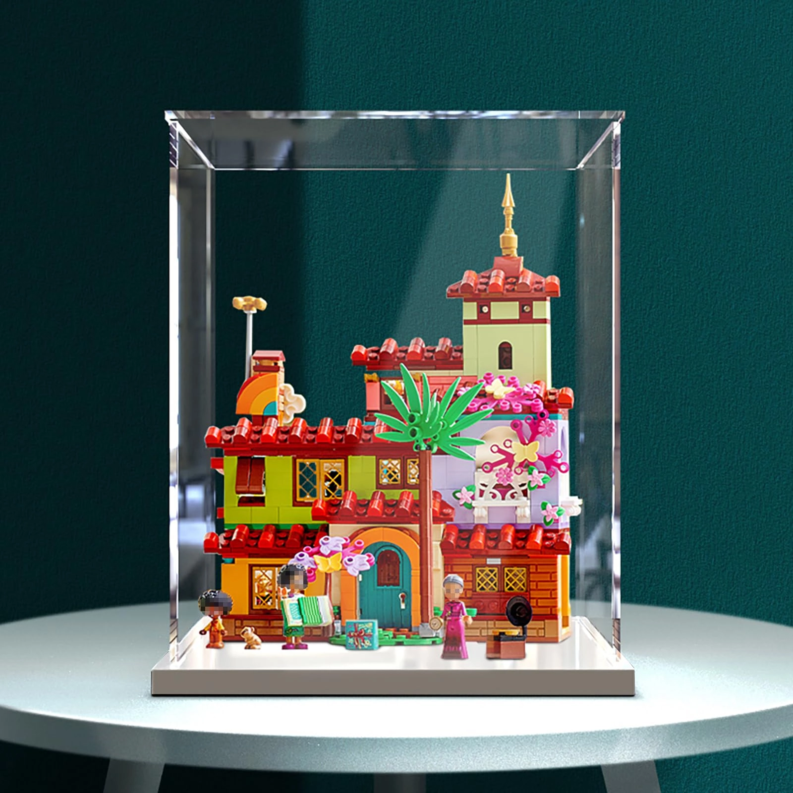 China Acrylic Display case - 25x15x30cm 3mm Black Base