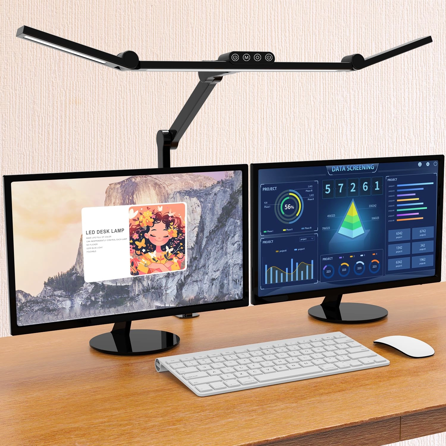 Shenzhen Founder Industrial Co. ，Ltd Led Desk Lamp - 24W Clamp Rotatable