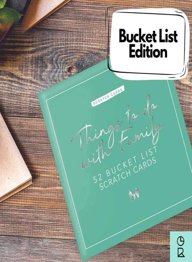 Scratch Cards Bucket List Edition - 52 Things to do with Family Reveal Exciting Activities