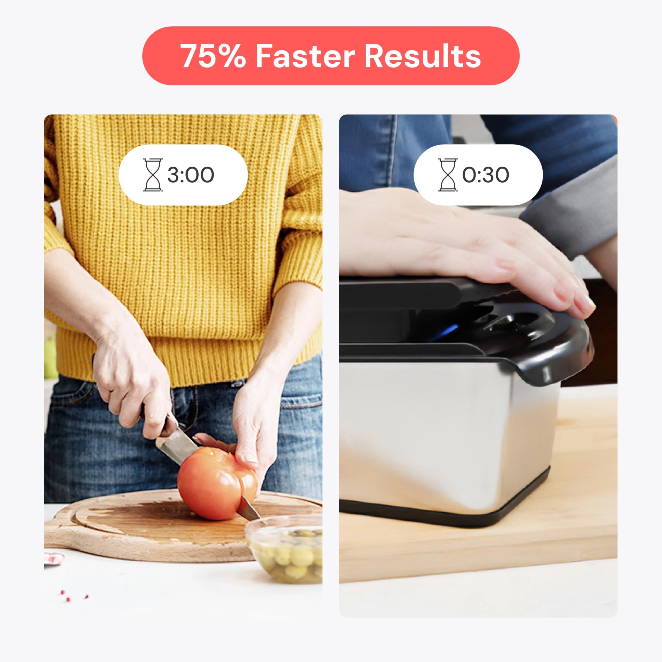 Vegetable Chopper and Mandoline Slicer - 5-cup