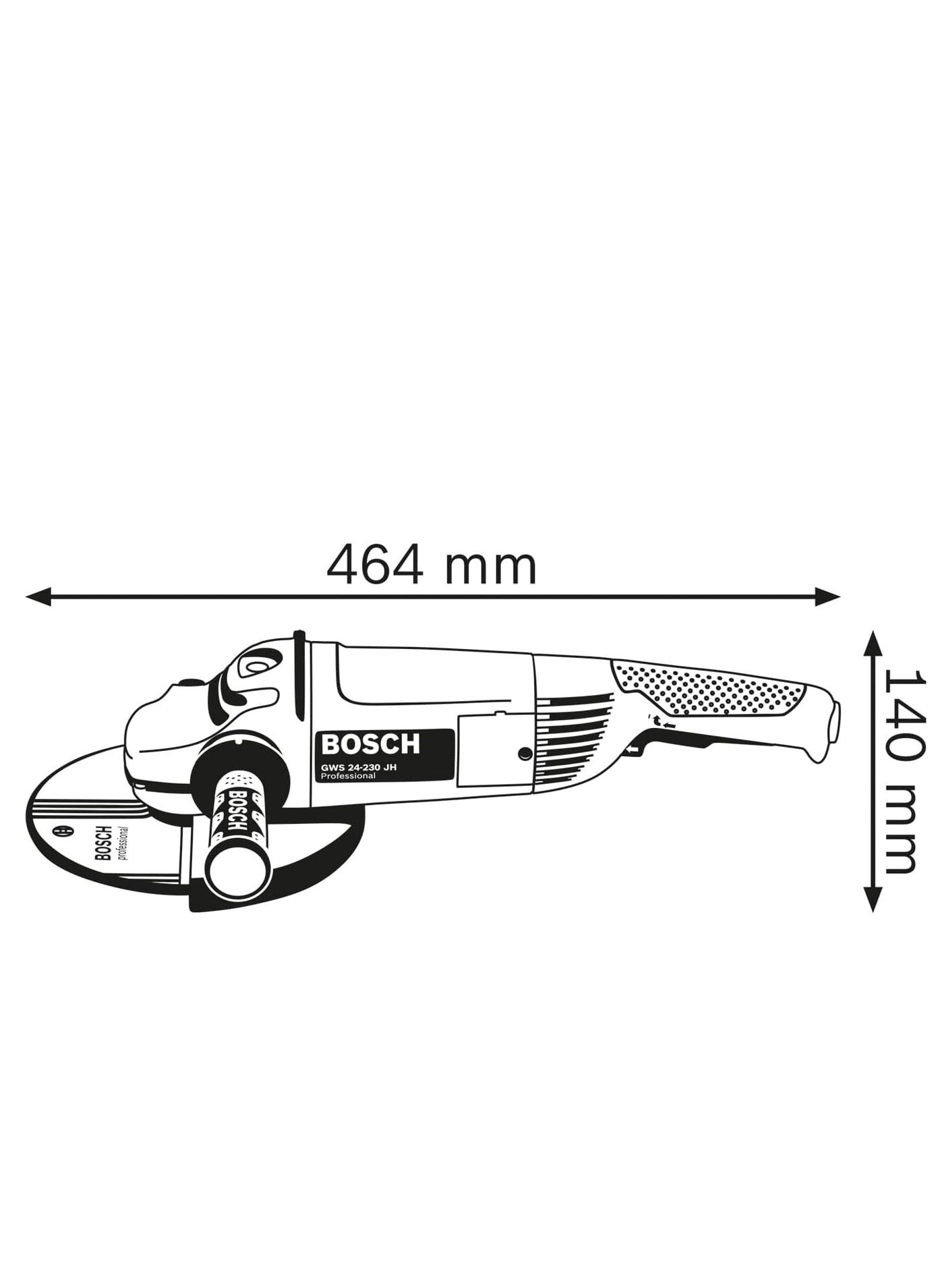GWS 24-230 H - 230mm