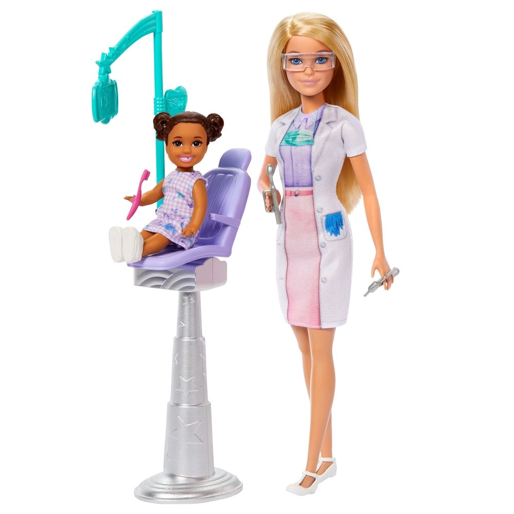 Barbie Dentist - Blonde Blue Dress Ages 3+