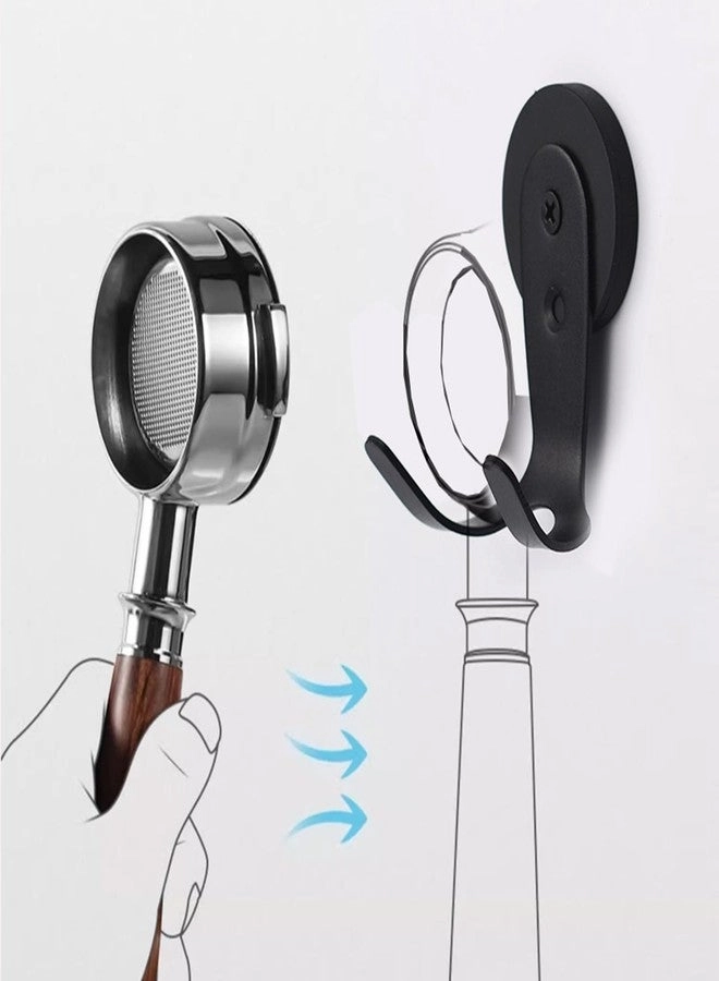 Portafilter Tamper Holder - Black Wall Mounted Magnetic