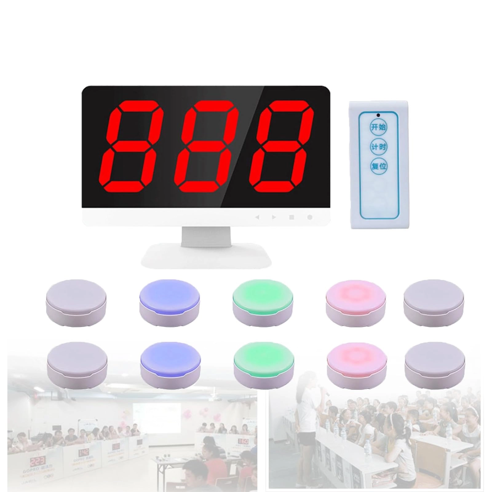 LwiftGal Game Answer Buzzer - 10 groups