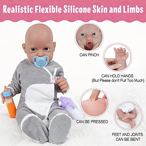 Reborn Baby Doll - 12 inch Silicone