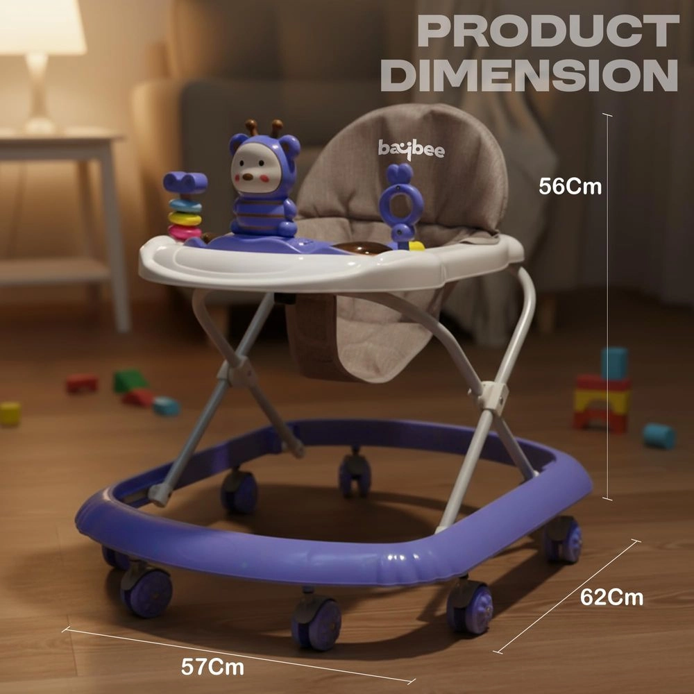 Ziggie - 3-Stage Height Adjustment 360° Rotating Wheels