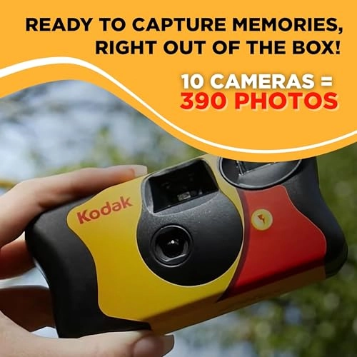 Funsaver 35mm - Pack of 10 39 Exposures + Photography Tips Card