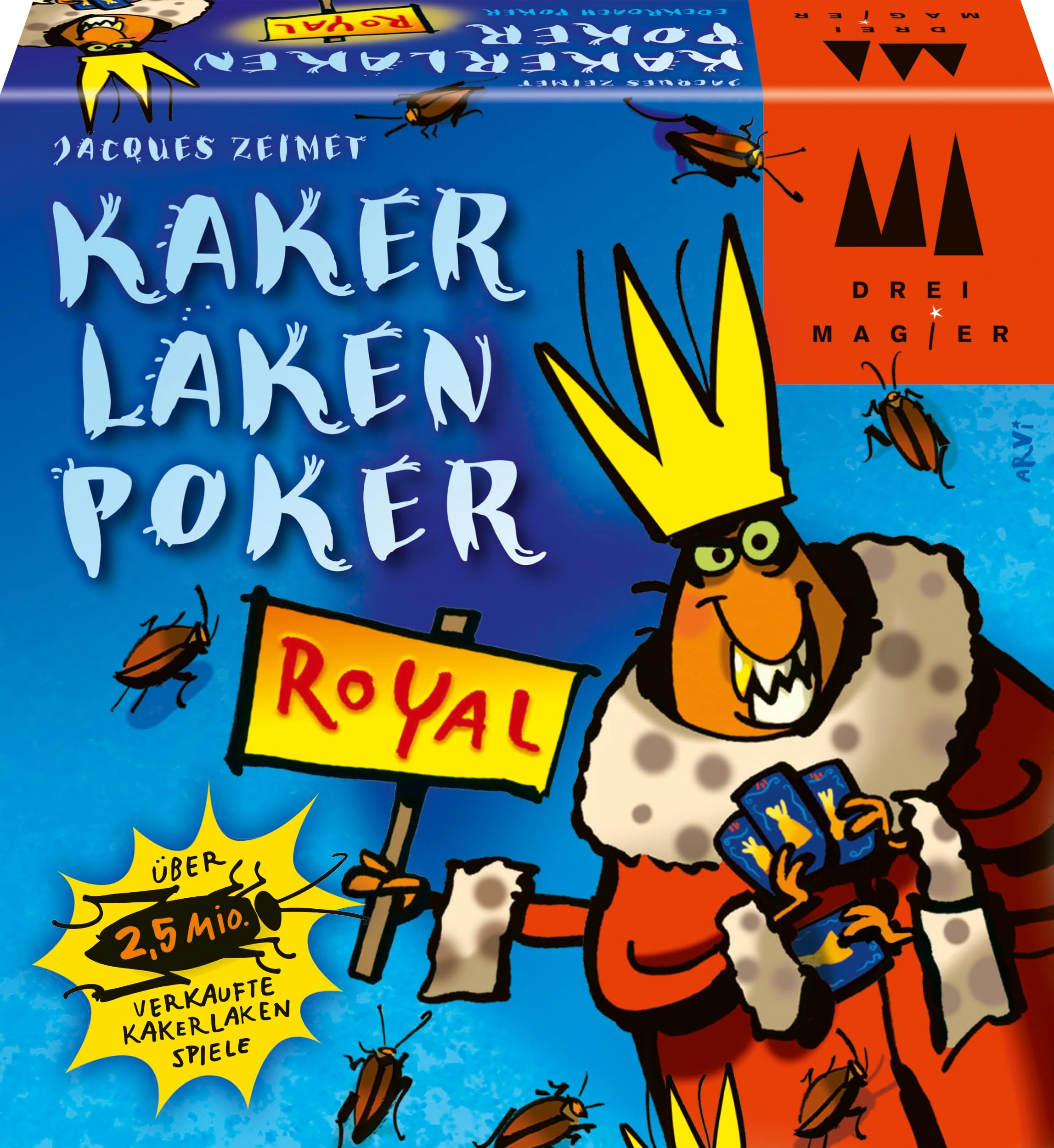 Schmidt Spiele Cockroach Poker Royal - Card Game