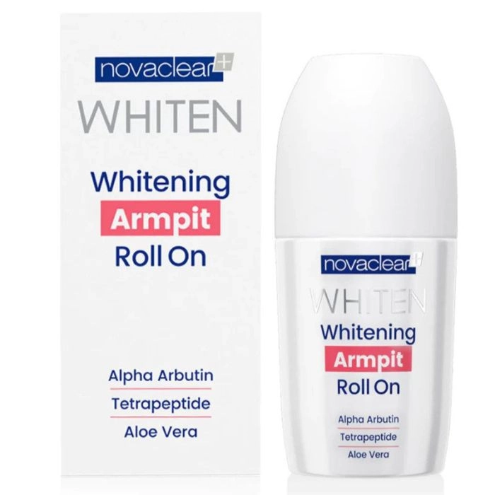 NOVACLEAR Whitening Armpit Roll On - 50ml Arbutin & Aloe Vera