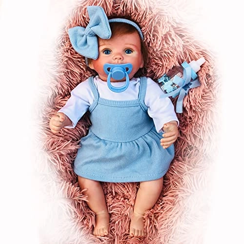Reborn Baby Doll - 15 Inch Vinyl Mohair