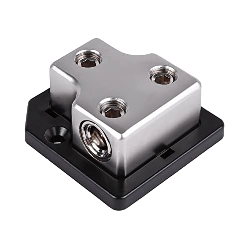 Skar Audio Power Distribution Block - 1 x 0/4 Gauge Input 2 x 0/4 Gauge Outputs